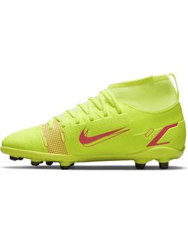 Bota Futbol Niño Nike Surperfly Club Fluor