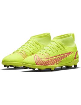 Bota Futbol Niño Nike Surperfly Club Fluor