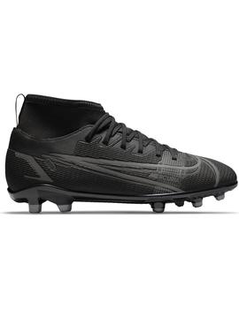 Bota Futbol Niño Nike Superfly Club Mg Negra