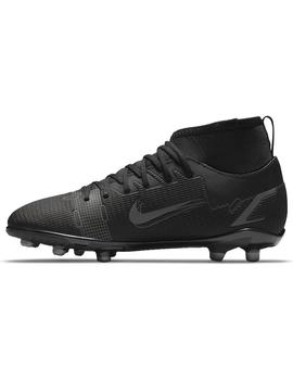 Bota Futbol Niño Nike Superfly Club Mg Negra