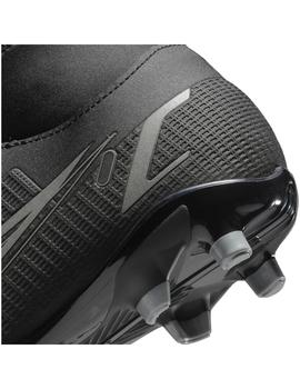 Bota Futbol Niño Nike Superfly Club Mg Negra