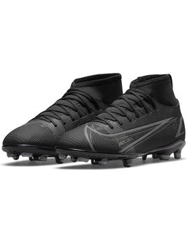 Bota Futbol Niño Nike Superfly Club Mg Negra