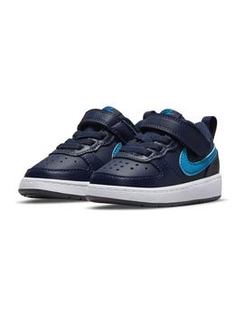 Zapatilla Niño Nike Court Borough Low 2 Marino