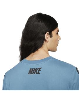 Camiseta Hombre Nike Repeat Azul