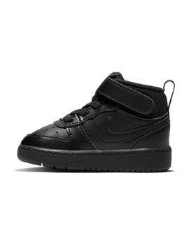 Zapatilla Niño Nike Court Borough Mid 2 Negro