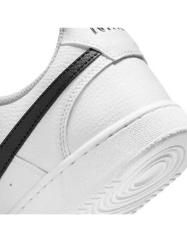 Zapatilla Hombre Nike Court Vision Blanca Negra