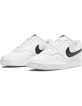 Zapatilla Hombre Nike Court Vision Blanca Negra