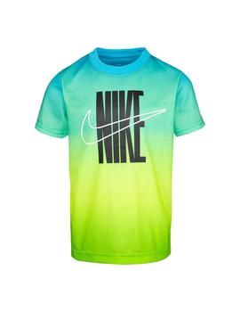 Camiseta Niño Nike Gradient Verde