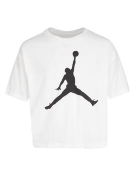 Camiseta Niña Nike Jordan Blanca