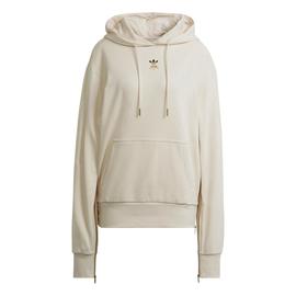 Sudadera Unisex adidas Cremalleras Capucha Beige