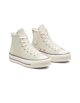 Zapatilla Mujer Converse Cold Fusion Platafo Beige