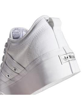 Zapatilla Mujer adidas Nizza Plataforma Blanca