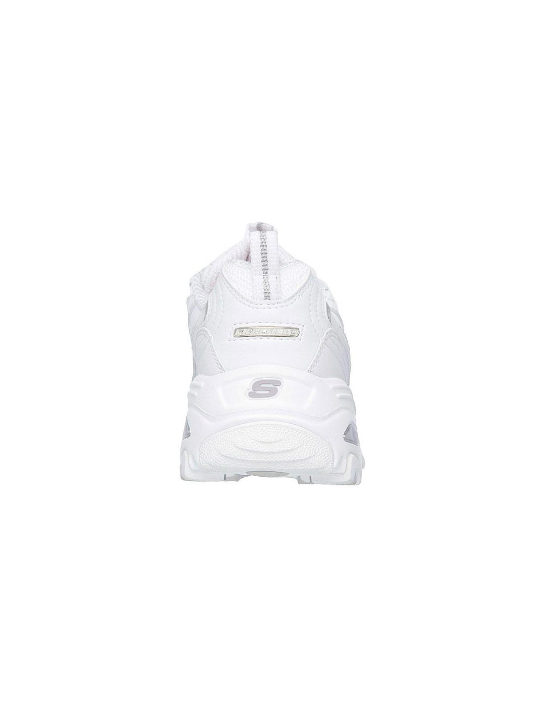 Zapatilla Mujer Skecher d lites F Blanca
