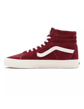 Zapatilla Unisex Vans Sk8-Hi Suede Granate