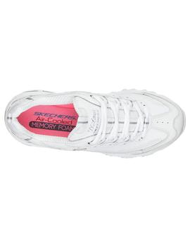 Zapatilla Mujer Skecher d lites F Blanca