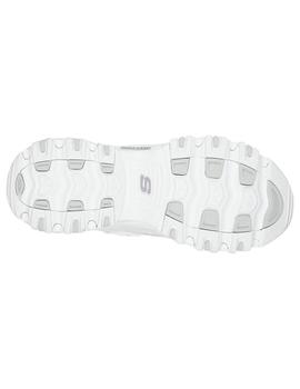 Zapatilla Mujer Skecher d lites F Blanca