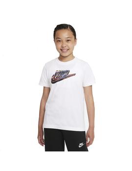 Camiseta Niño Nike Worldwide Blanca