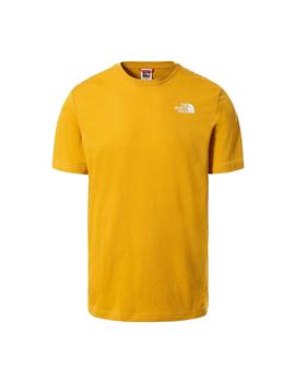 Camiseta Hombre The North Face Red Box Mostaza