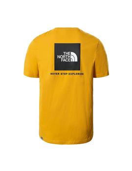 Camiseta Hombre The North Face Red Box Mostaza