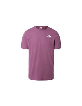 Camiseta Hombre The North Face Red Box Morada