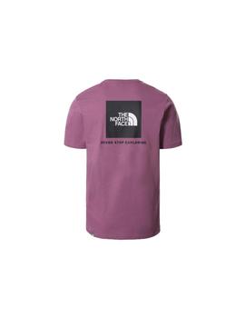 Camiseta Hombre The North Face Red Box Morada