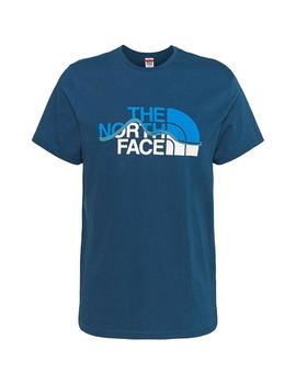 Camiseta Hombre The North Face Mount Line Azul