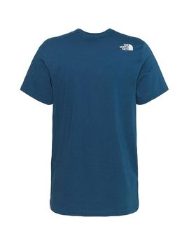 Camiseta Hombre The North Face Mount Line Azul