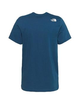 Camiseta Hombre The North Face Mount Line Azul