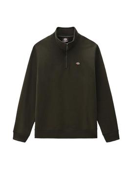 Sudadera Hombre Dickies Oakport Zip Verde