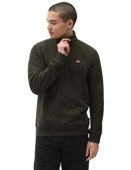 Sudadera Hombre Dickies Oakport Zip Verde