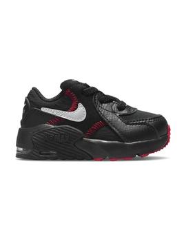 Zapatilla Niño Nike Air Max Exee Negra Roja