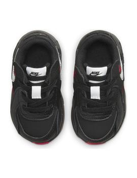 Zapatilla Niño Nike Air Max Exee Negra Roja