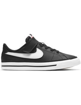 Zapatilla Niña Nike Court Legacy Negro