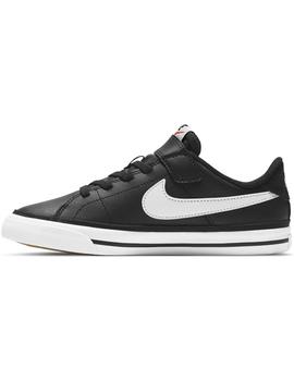 Zapatilla Niña Nike Court Legacy Negro