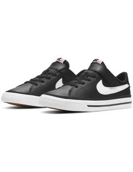 Zapatilla Niña Nike Court Legacy Negro