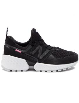 futuro lotería Miedo a morir Zapatilla New Balance 574 Sport Mujer Negra