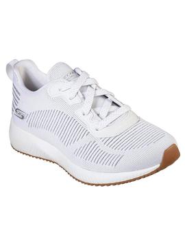 Zapatilla Mujer Skechers Squad Blanca