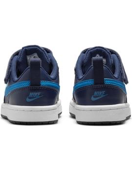 Zapatilla Niño Nike Court Borough Marino