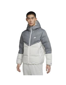 Cazadora Hombre Nike Windrunner Gris Blanca