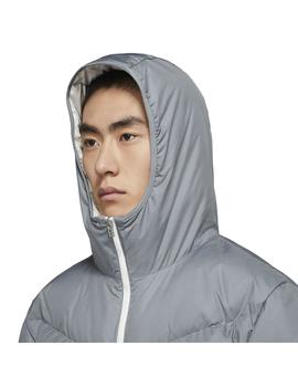 Cazadora Hombre Nike Windrunner Gris Blanca