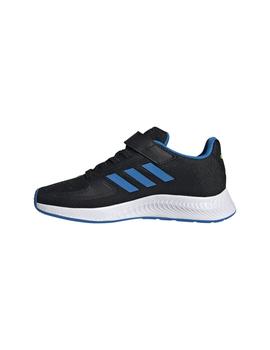 Zapatilla Niño adidas Runfalcon 2.0 Negro/Azul