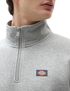 Sudadera Hombre Dickies Oakport Zip Gris