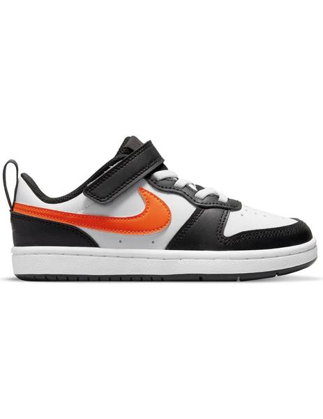 Zapatilla Court Vision Negra Naranja Bla