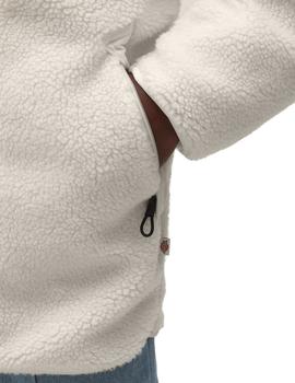 Forro Polar Hombre Dickies Chute Sherpa Blanca