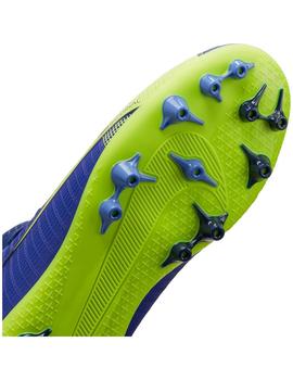 Bota Futbol Niño Nike Academy Ag Azul Amarillo