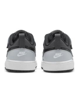 Zapatilla Niño Nike Court Borough Gris