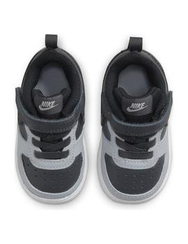 Zapatilla Niño Nike Court Borough Gris