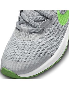 Zapatilla Niñ@  Nike Revolution 6 Gris/Verde