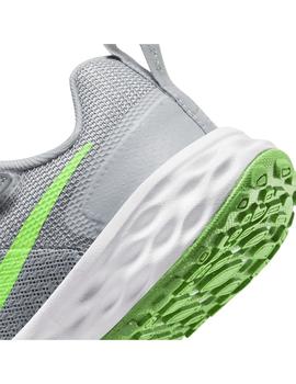 Zapatilla Niñ@  Nike Revolution 6 Gris/Verde