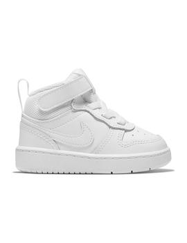 Zapatilla Niñ@ Nike Court Borough Mid Blanca